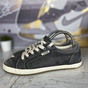 Taos Star Sneakers‎ Gray Canvas Womens Size 6.5 Lace Up Shoes